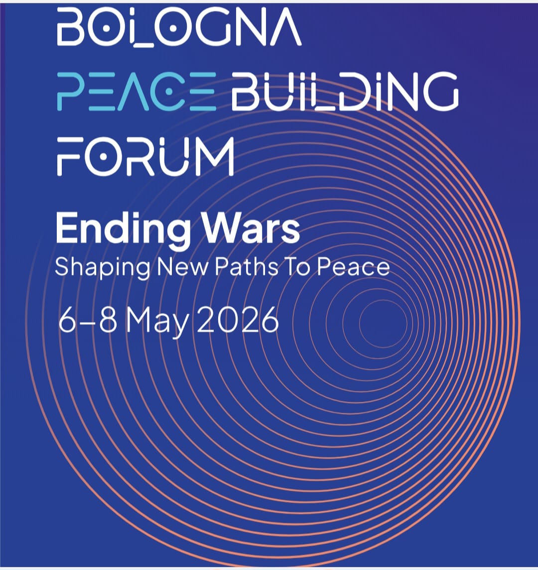 Bologna Peace Building Forum event poster